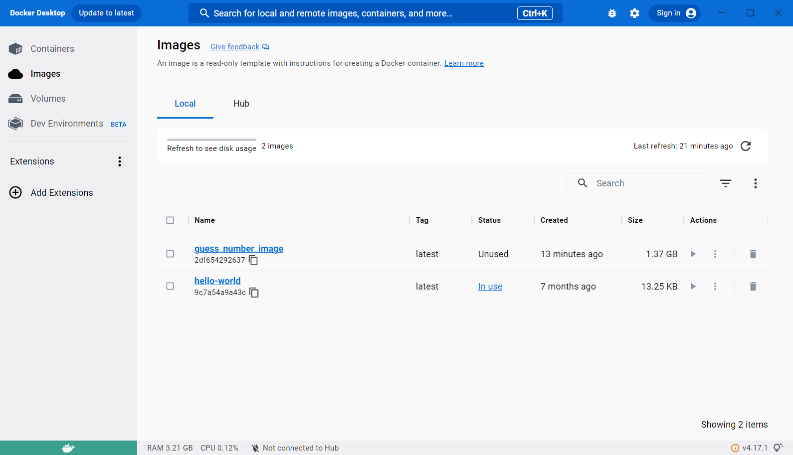 Docker Desktop